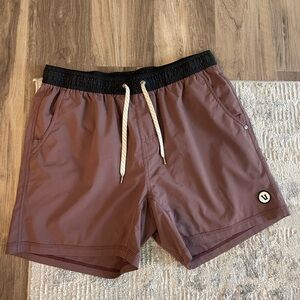 Vuori Maroon Shorts